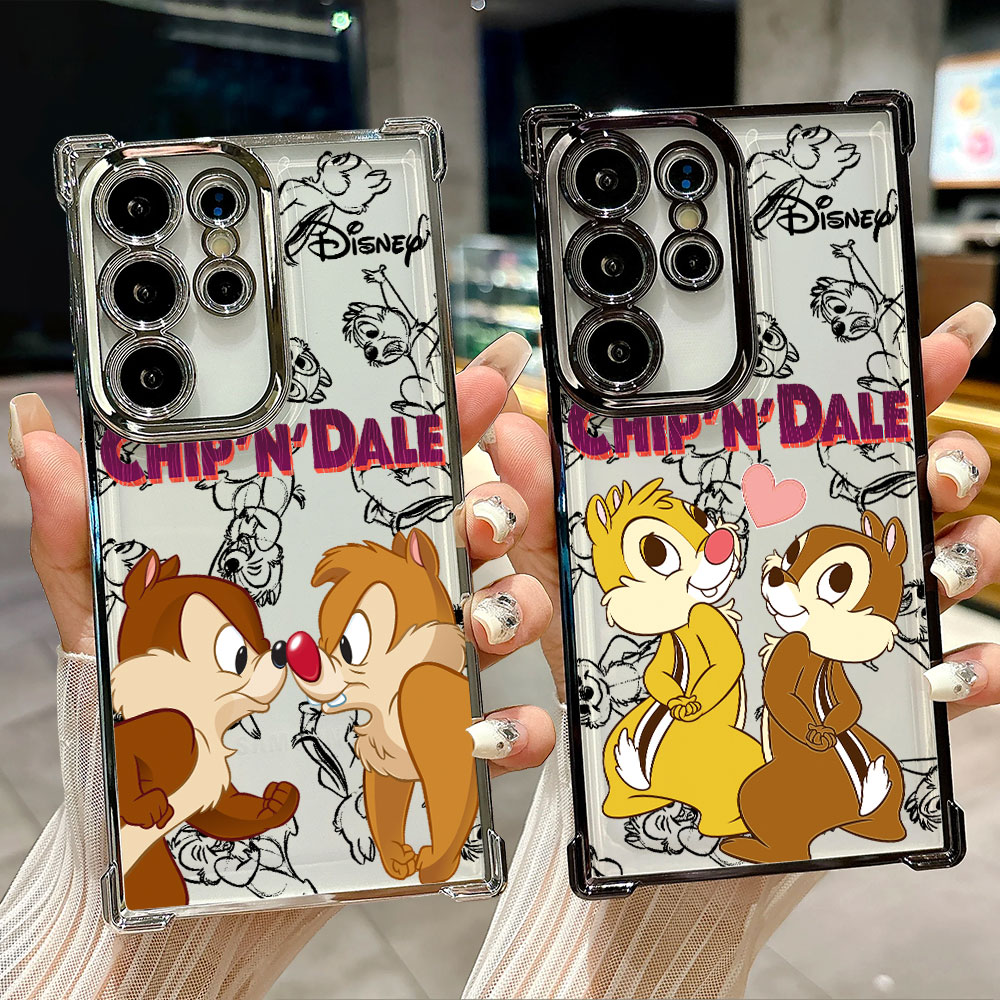 Samsung Galaxy S24 - Cartoon Chip & Dale Hülle für