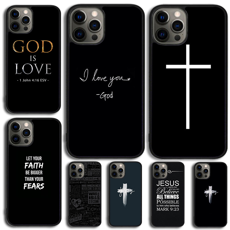 Phone Cases Jesus - Vers der christlichen Bibel Jesus Handyhülle