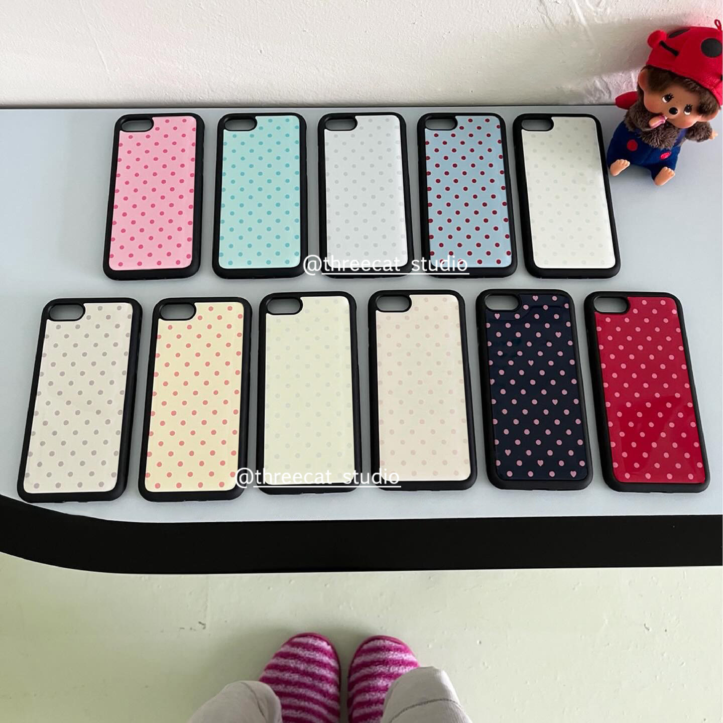 Phone Cases Polka Dot - Koreanische Ins Bunte Polka Dots Handyhülle