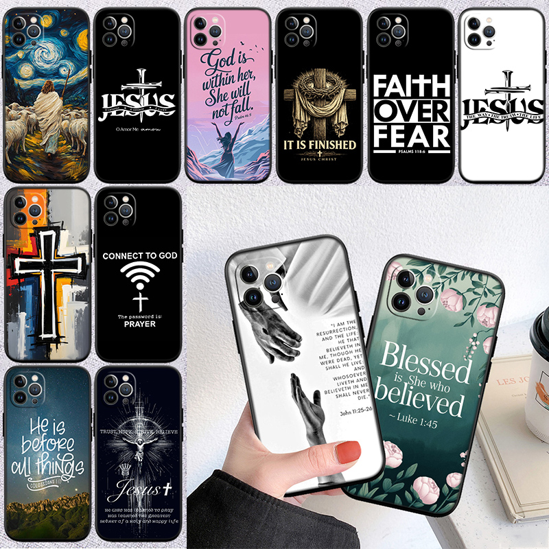 Phone Cases Jesus - IM11 Bibelvers Jesus Christus Hülle für