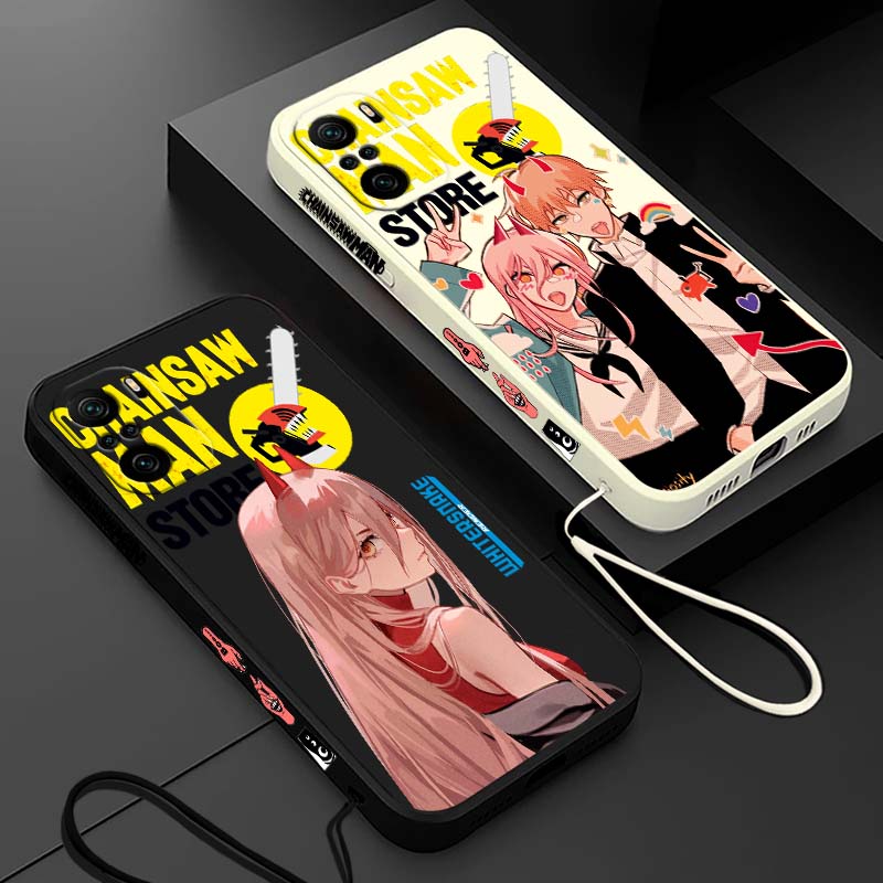 Silicone Liquid Case - Anime Chainsaw Man Power Denji Hülle