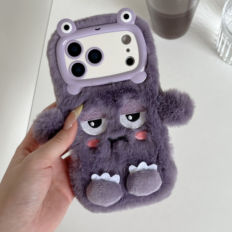 Phone Cases For Iphone 16 - Niedliche Cartoon-Handyhüllen mit lustigem Schlafgesicht für