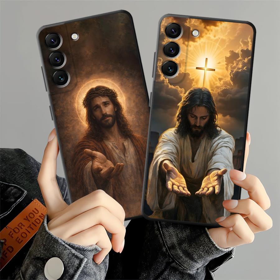 Phone Cases Jesus - Kreative Jesus-Kunst Handyhülle für Samsung Galaxy