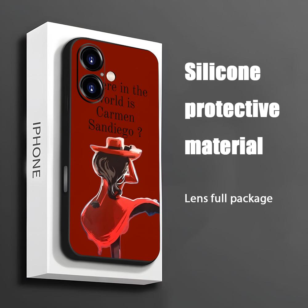 Phone Cases Xs Max - Heiße Carmen Sandiego Cartoon Handyhülle für