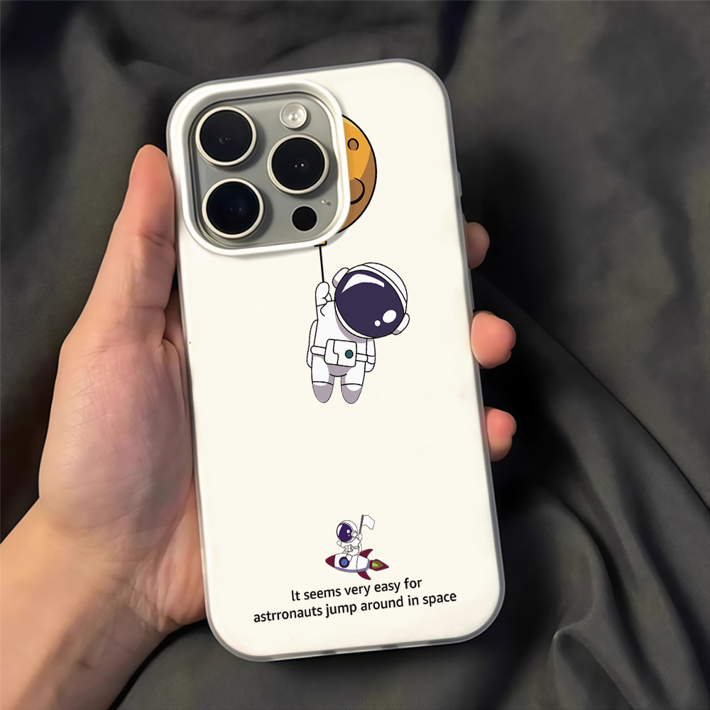 Phone Cases Xiaomi 14T - Chibi Astronaut Floating Doodle Jelly Shell