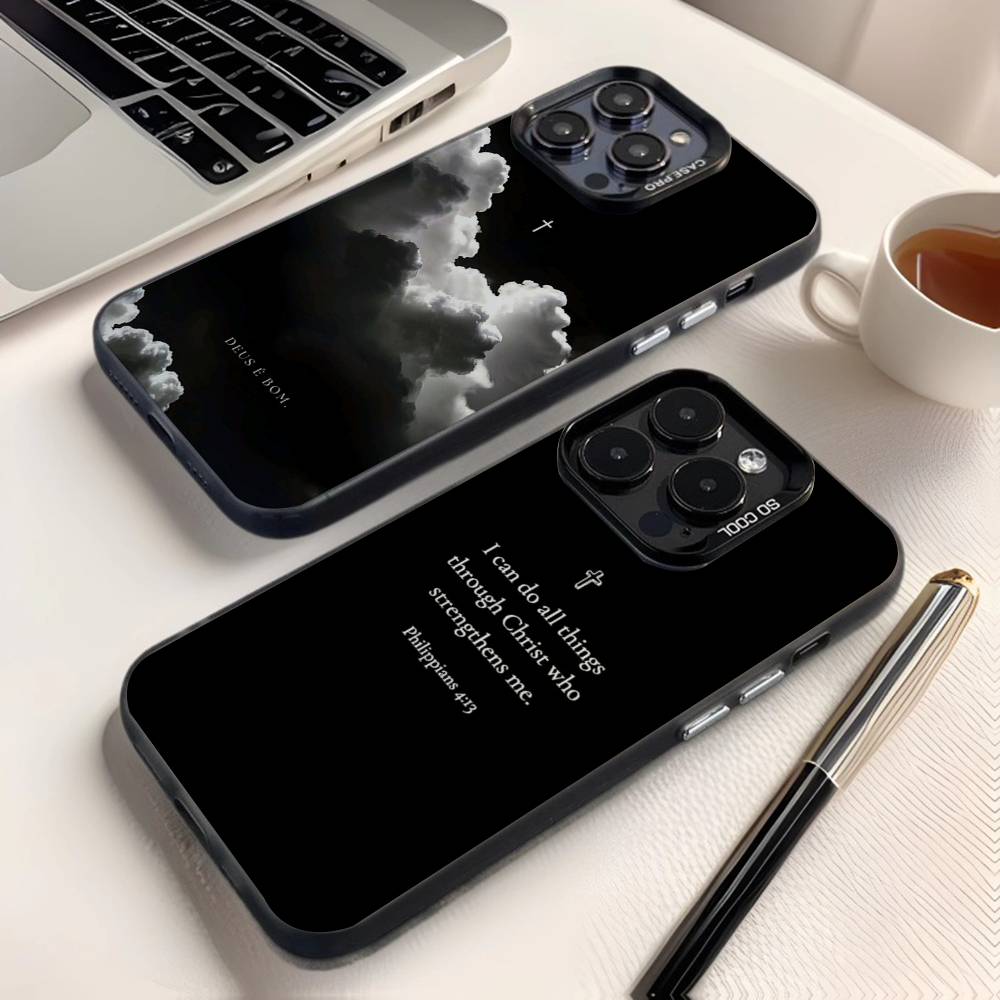 Phone Cases Jesus - Jesus Bibelvers Handyhülle für iPhone 16,15,14,13,12,11,8,7,Pro,Max,Plus,Mini,XS,SE