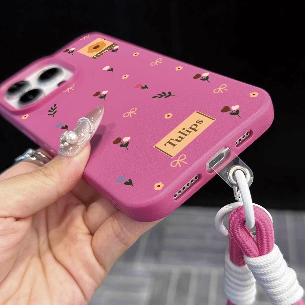 Tulpen-Schleifenband-Handyhüll – Phone Cases With Straps Bewertung und Preis