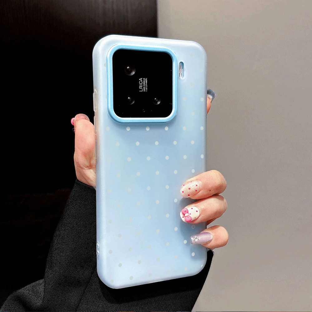 Entzückende Hellblaue Polka-Do – Phone Cases Polka Dot Bewertung und Preis