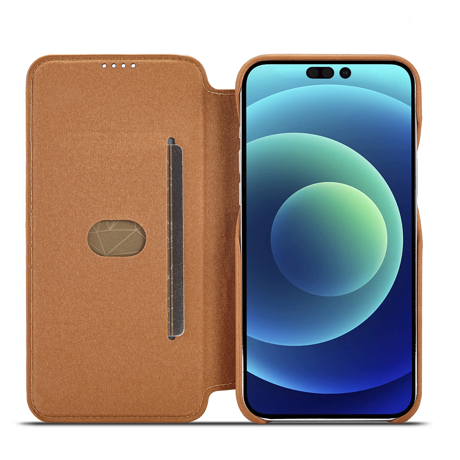 Leder Flip Wallet Magnetische  – Slim Card Slot Case Bewertung und Preis