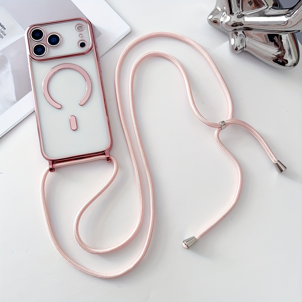 Luxus Halskette Schnur Seil La – Clear Magsafe Case Bewertung und Preis