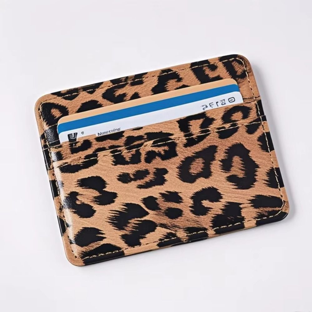 Klassisches PU-Leder Leoparden – Slim Card Slot Case Bewertung und Preis