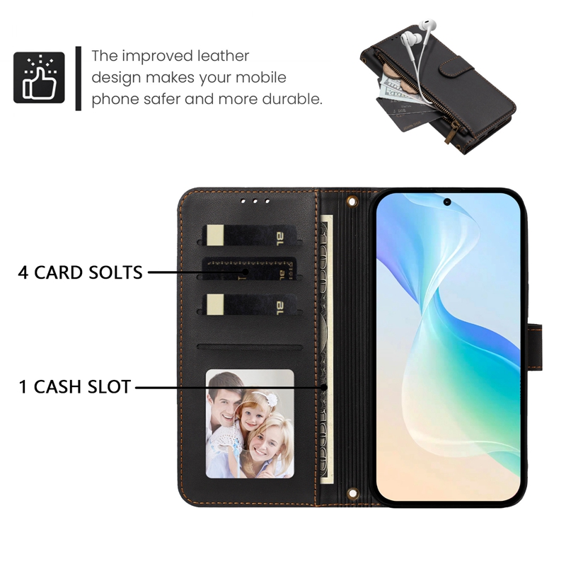 Reißverschluss-Flip-Hülle für  – Slim Card Slot Case Bewertung und Preis
