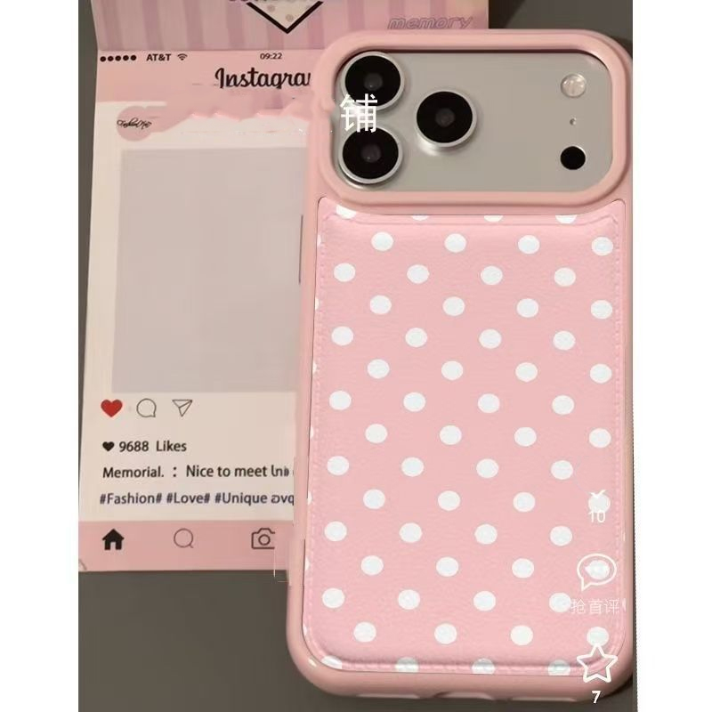 Trendige koreanische Handyhüll – Phone Cases Polka Dot Bewertung und Preis