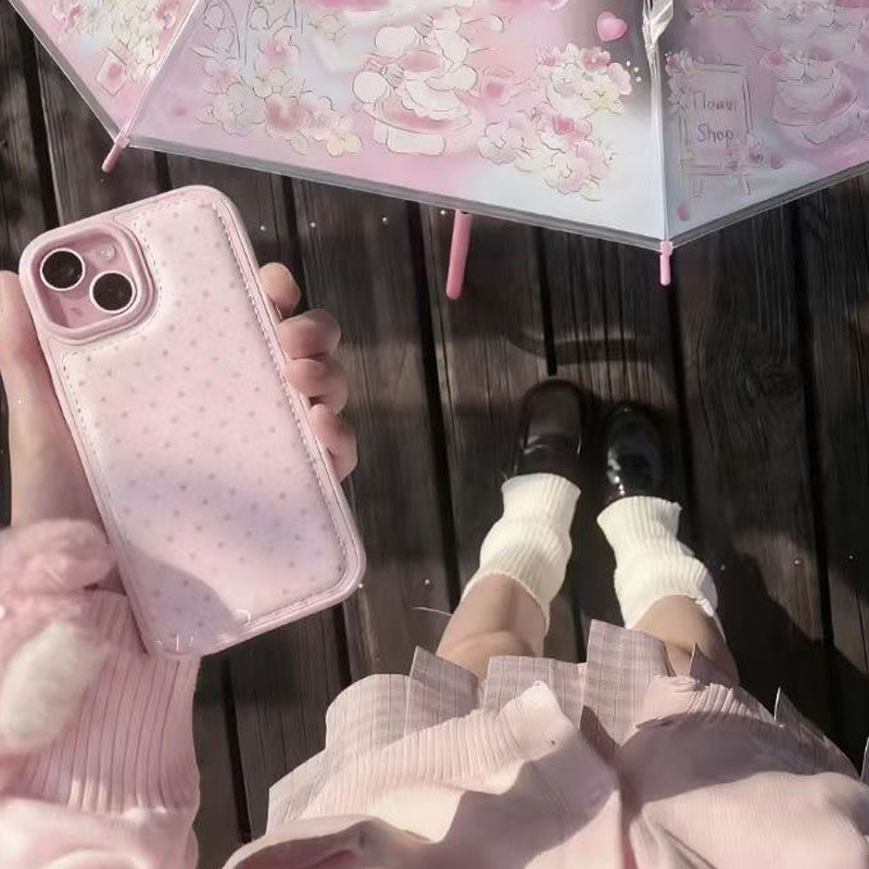 Trendige koreanische Handyhüll – Phone Cases Polka Dot Bewertung und Preis
