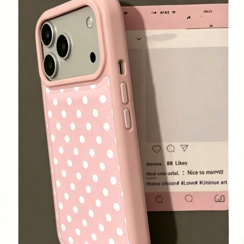 Trendige koreanische Handyhüll – Phone Cases Polka Dot Bewertung und Preis