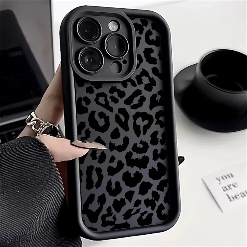 Schwarze Leopardenmuster-Silik – Phone Cases Dior Bewertung und Preis