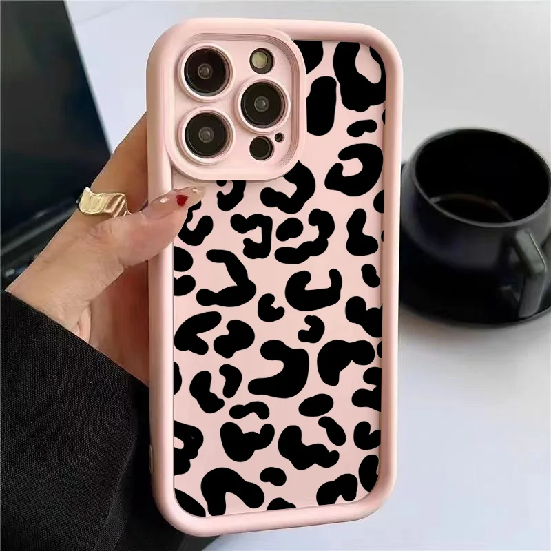 Schwarze Leopardenmuster-Silik – Phone Cases Dior Bewertung und Preis