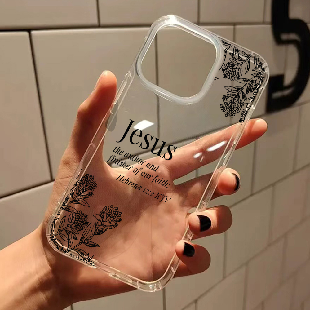 Jesus Bibelvers Blumenmuster T – Phone Cases Jesus Bewertung und Preis