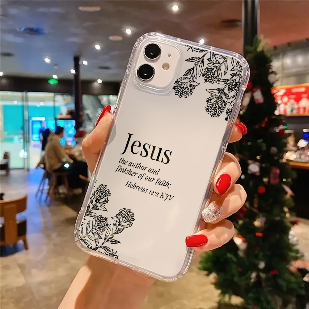 Jesus Bibelvers Blumenmuster T – Phone Cases Jesus Bewertung und Preis