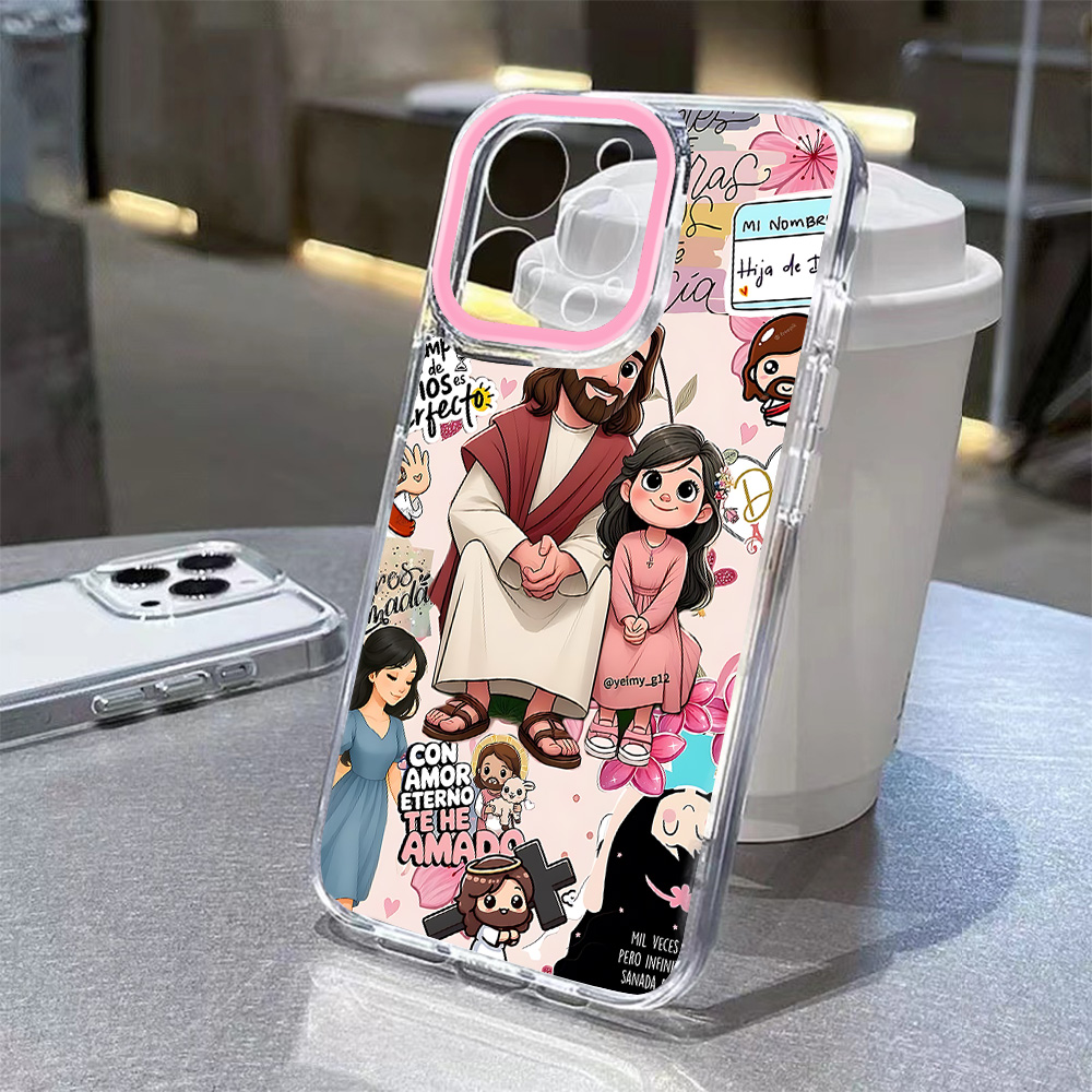 Bunt bemalte Jesus-Handyhülle  – Phone Cases Jesus Bewertung und Preis
