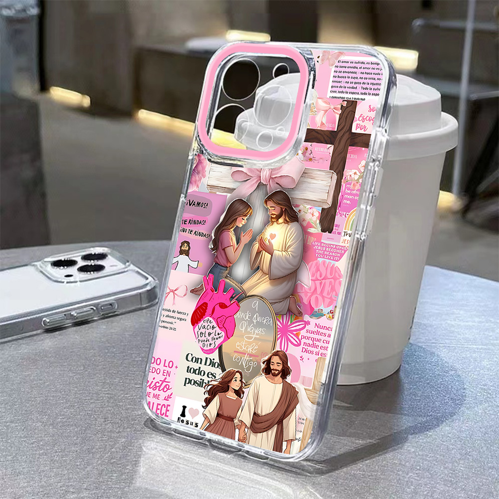 Bunt bemalte Jesus-Handyhülle  – Phone Cases Jesus Bewertung und Preis