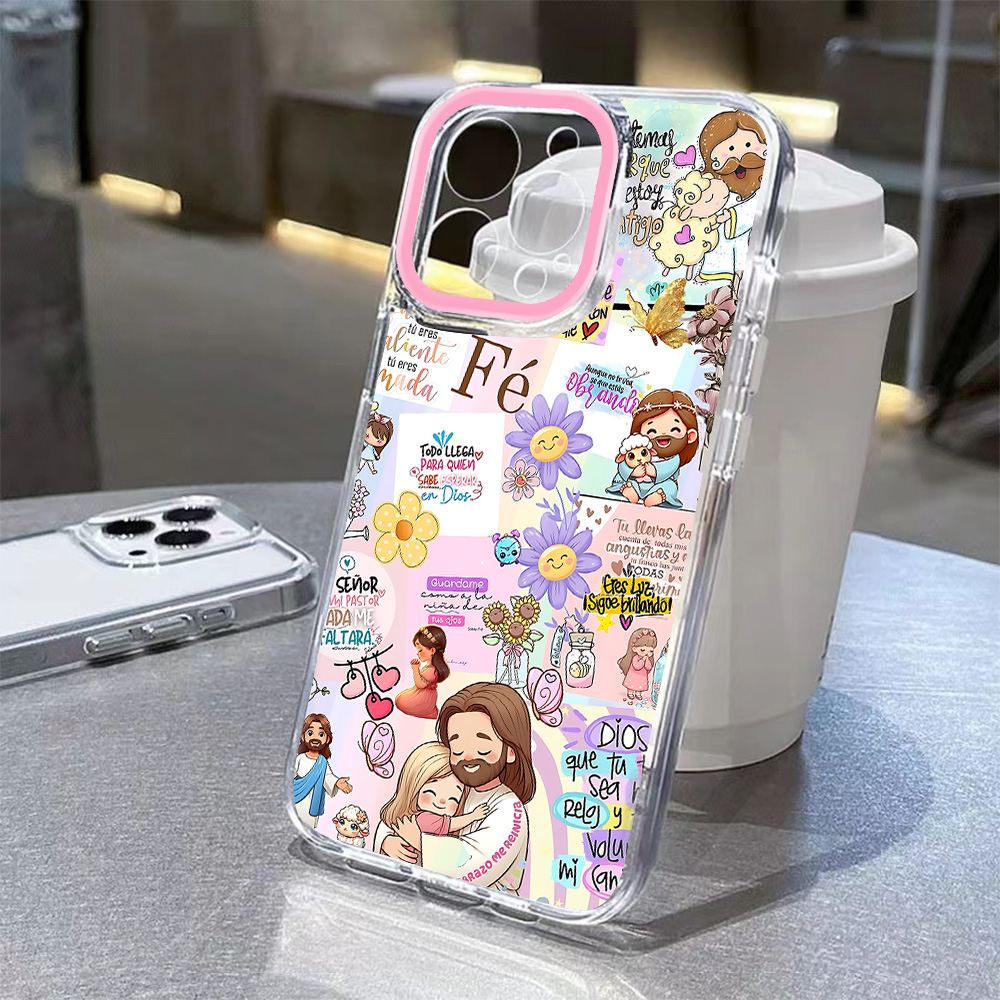 Bunt bemalte Jesus-Handyhülle  – Phone Cases Jesus Bewertung und Preis