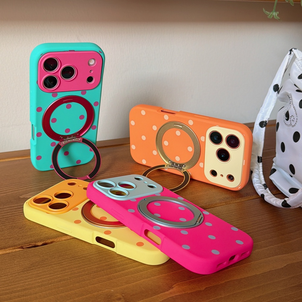 INS Polka Dot Magnetic 360 °   – Phone Cases Polka Dot Bewertung und Preis