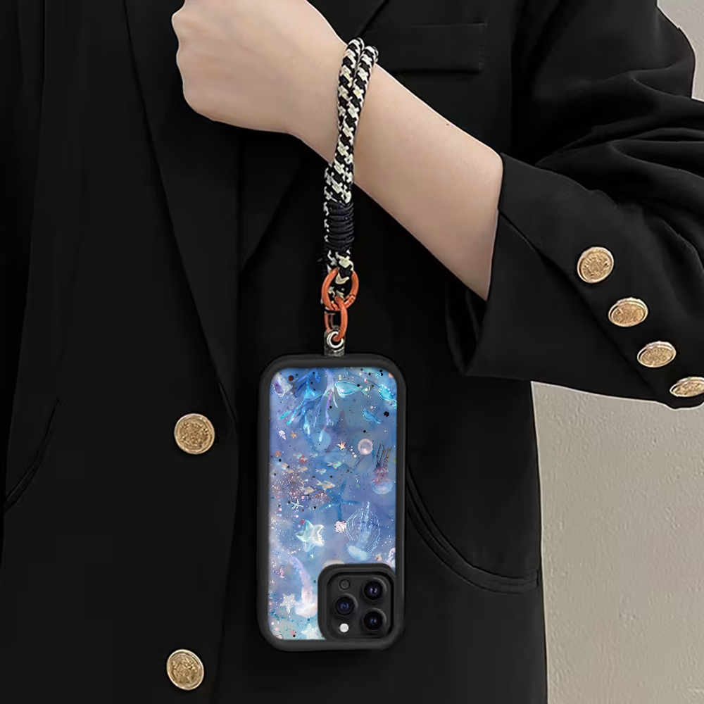 Blau-lila Quallen-Handyhülle m – Phone Cases With Straps Bewertung und Preis
