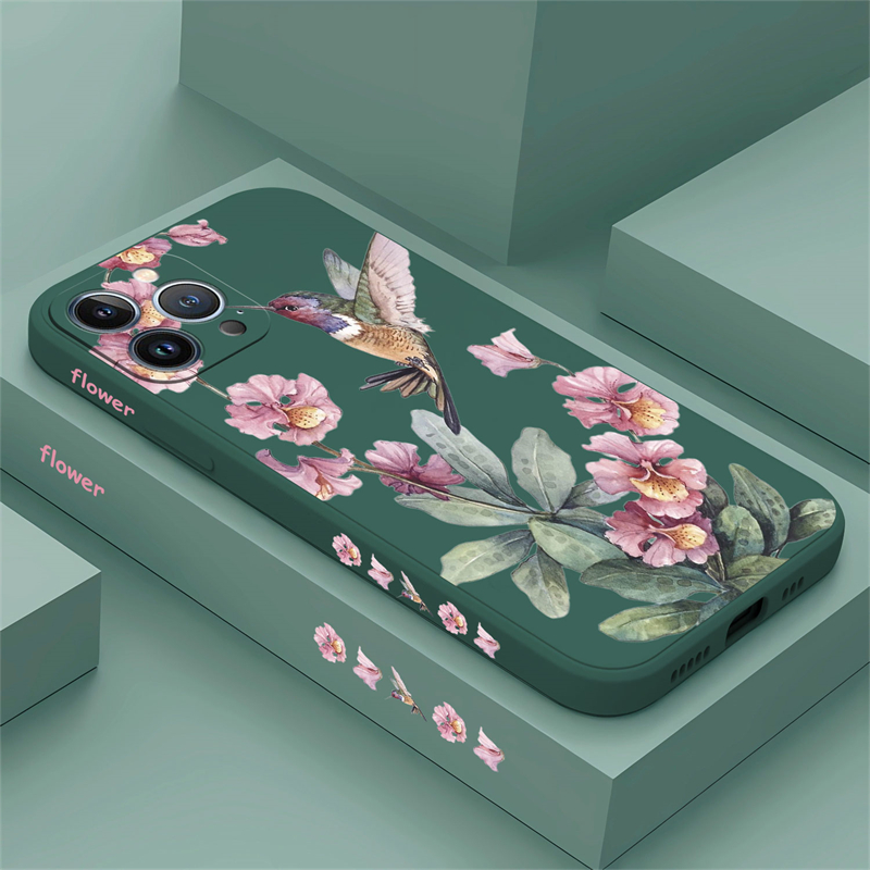 Bemalte Blumen Vögel Handyhüll – Phone Cases Dior Bewertung und Preis