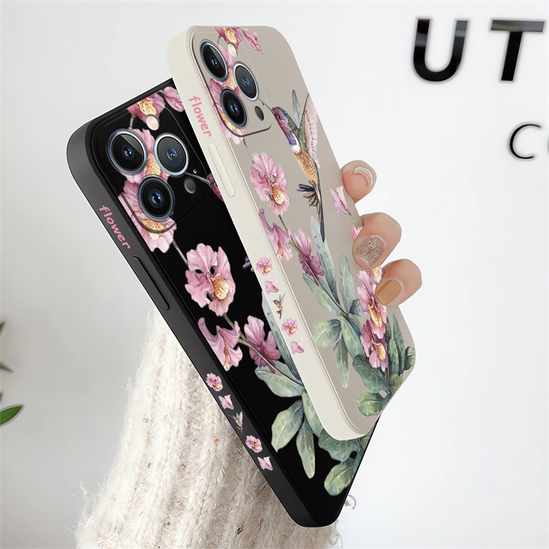 Bemalte Blumen Vögel Handyhüll – Phone Cases Dior Bewertung und Preis