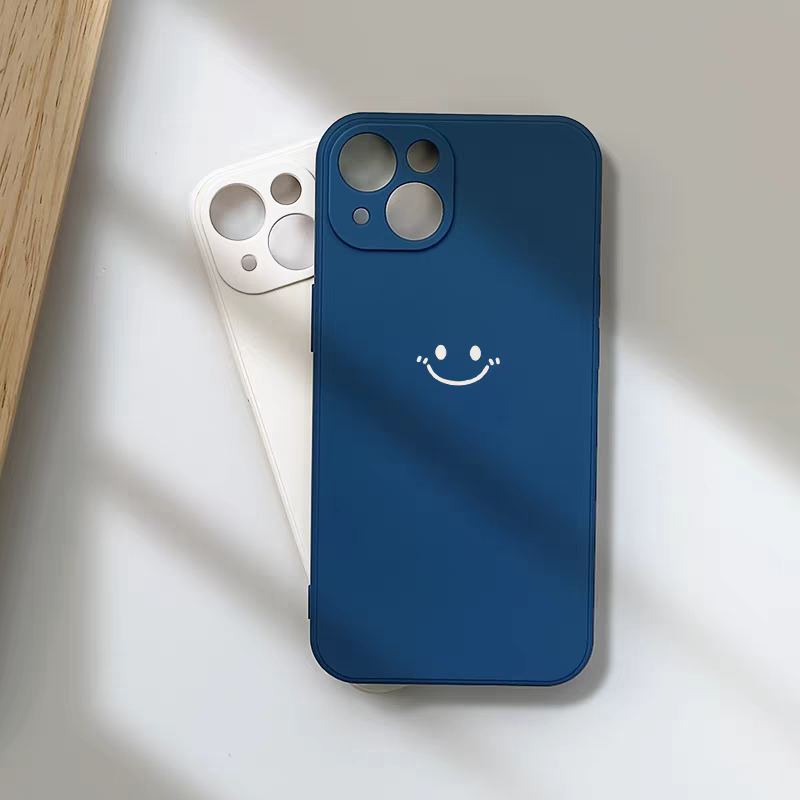 Minimalistische Smiley-Print H – Silicone Liquid Case Bewertung und Preis