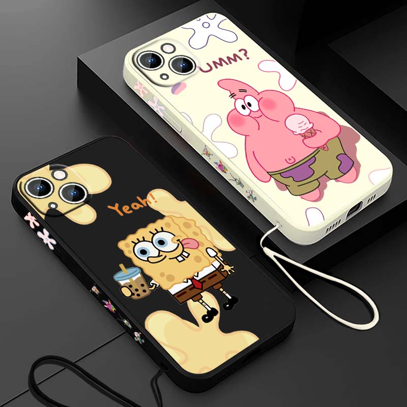 Lustige SpongeBob Schwammkopf  – Silicone Liquid Case Bewertung und Preis