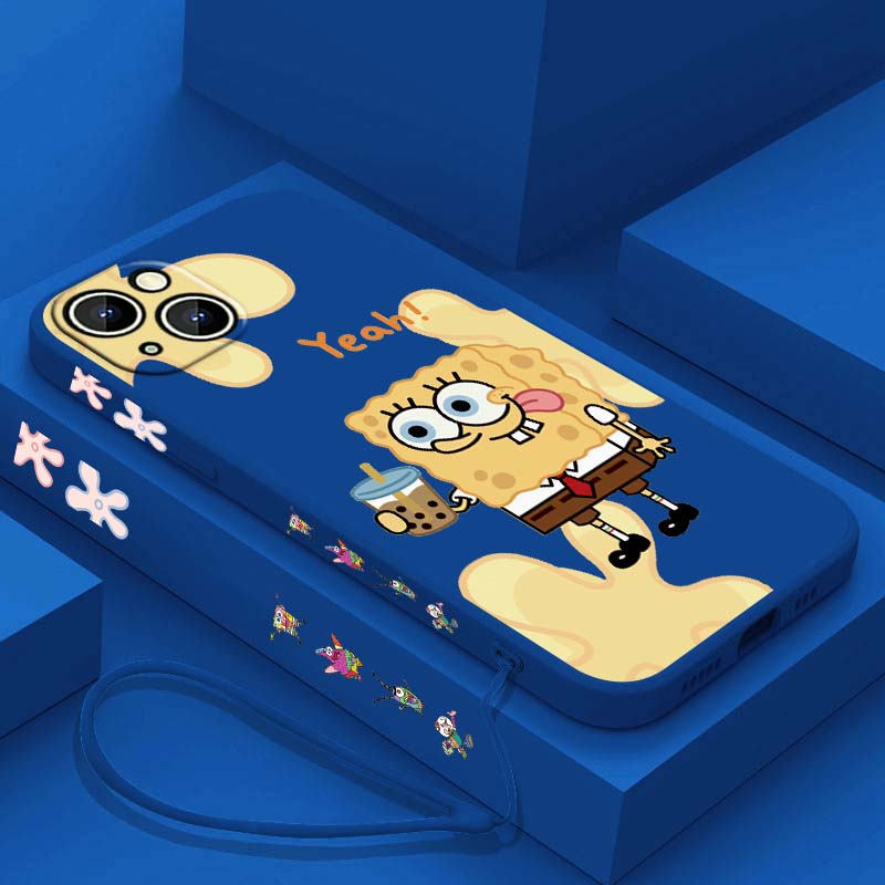 Lustige SpongeBob Schwammkopf  – Silicone Liquid Case Bewertung und Preis