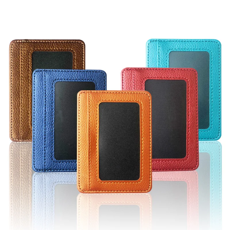 Neue dünne PU-Leder-Mini-Geldb – Slim Card Slot Case Bewertung und Preis