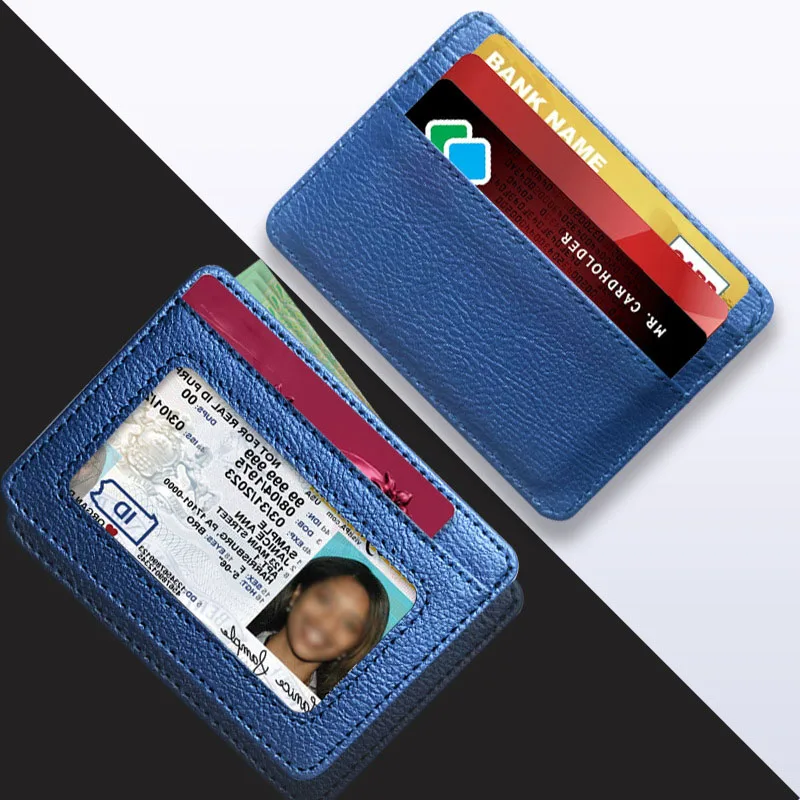 Neue dünne PU-Leder-Mini-Geldb – Slim Card Slot Case Bewertung und Preis
