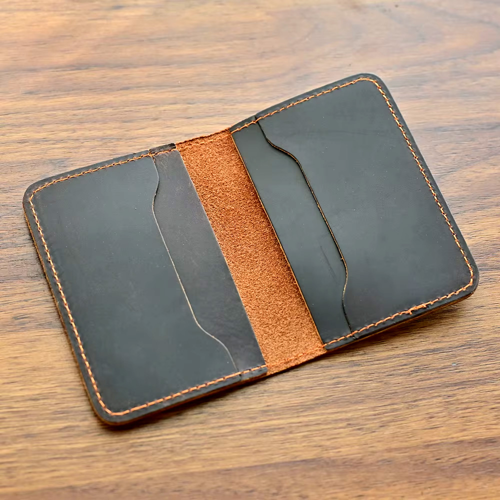 100% Echt leder schlanke Kredi – Slim Card Slot Case Bewertung und Preis