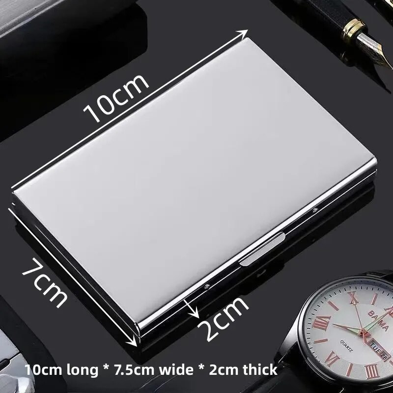 10 Slots Edelstahl Kreditkarte – Slim Card Slot Case Bewertung und Preis